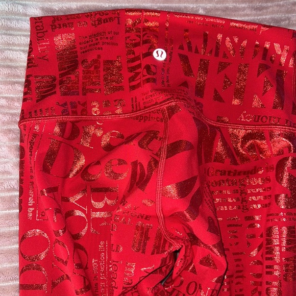 Lululemon Wunder Under High-Rise Tight 28” Full-On Luxtreme Manifesto 20YR. NWOT - Picture 8 of 12